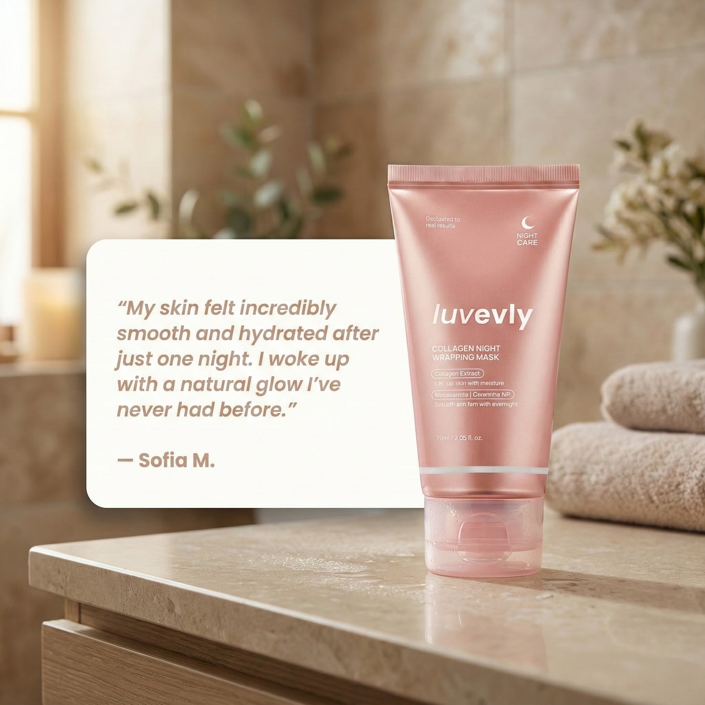 luvevly®  Night Collagen Wrapping Mask